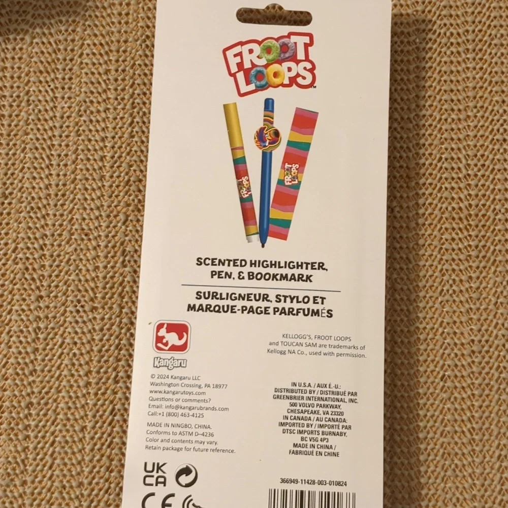 Fruit Loops scented highlighter pen & bookmark New - Picture 3 of 4